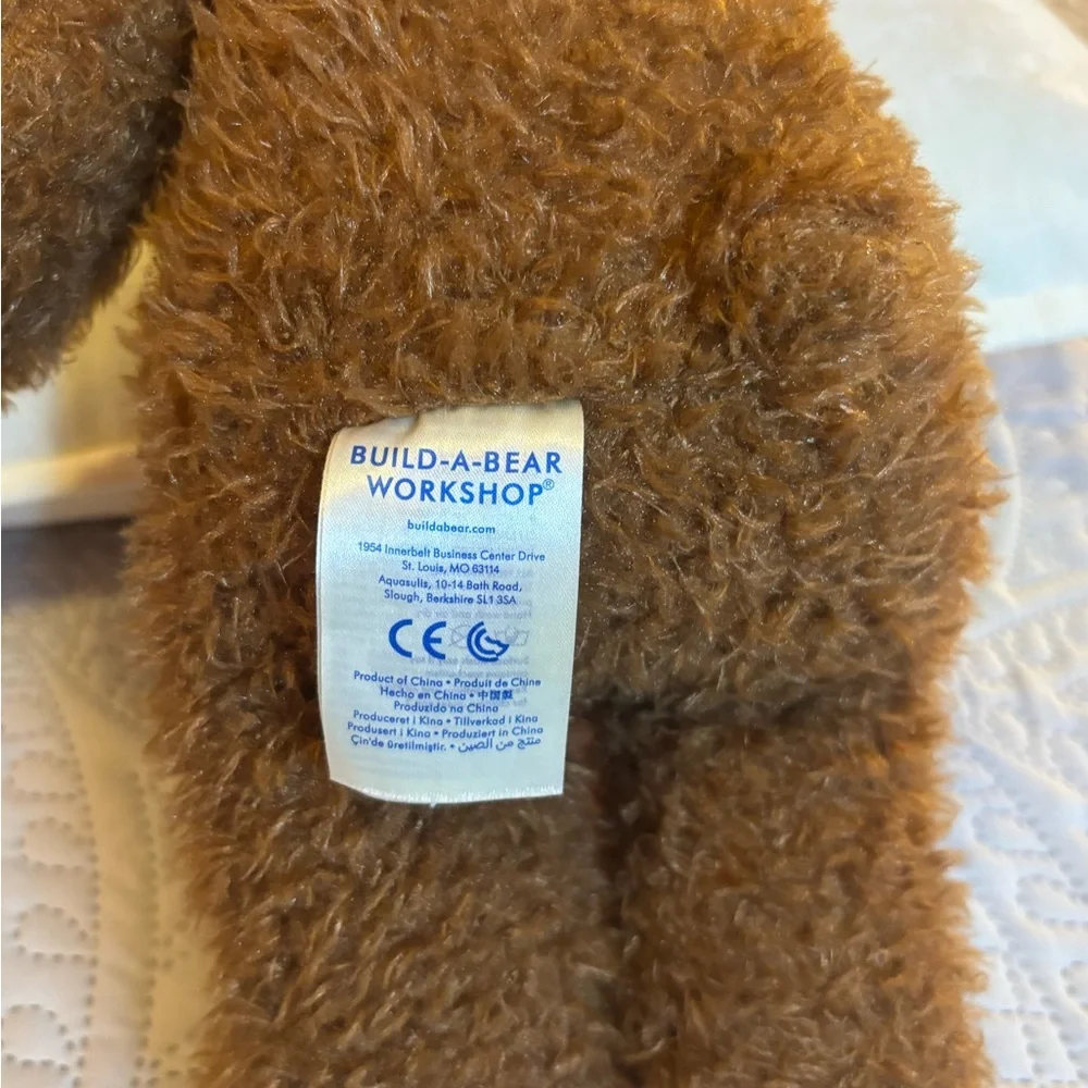 Build-A-Bear‎ Furry Brown Bear Happy Birthday Bear